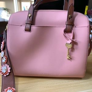 Fossil Rachel Satchel “Cherry Blossom”